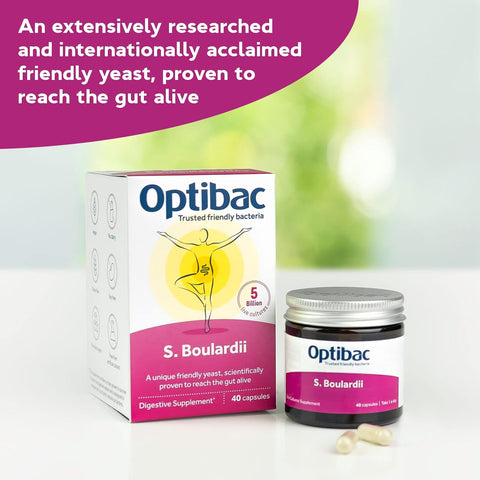 OptiBac Saccharomyces Boulardii Digestive Cap 16's