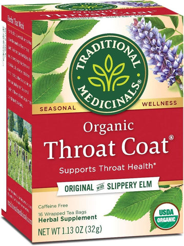Traditional Medicinals, Organic Throat Coat Tea, 16 Ct (Pack Of 1)