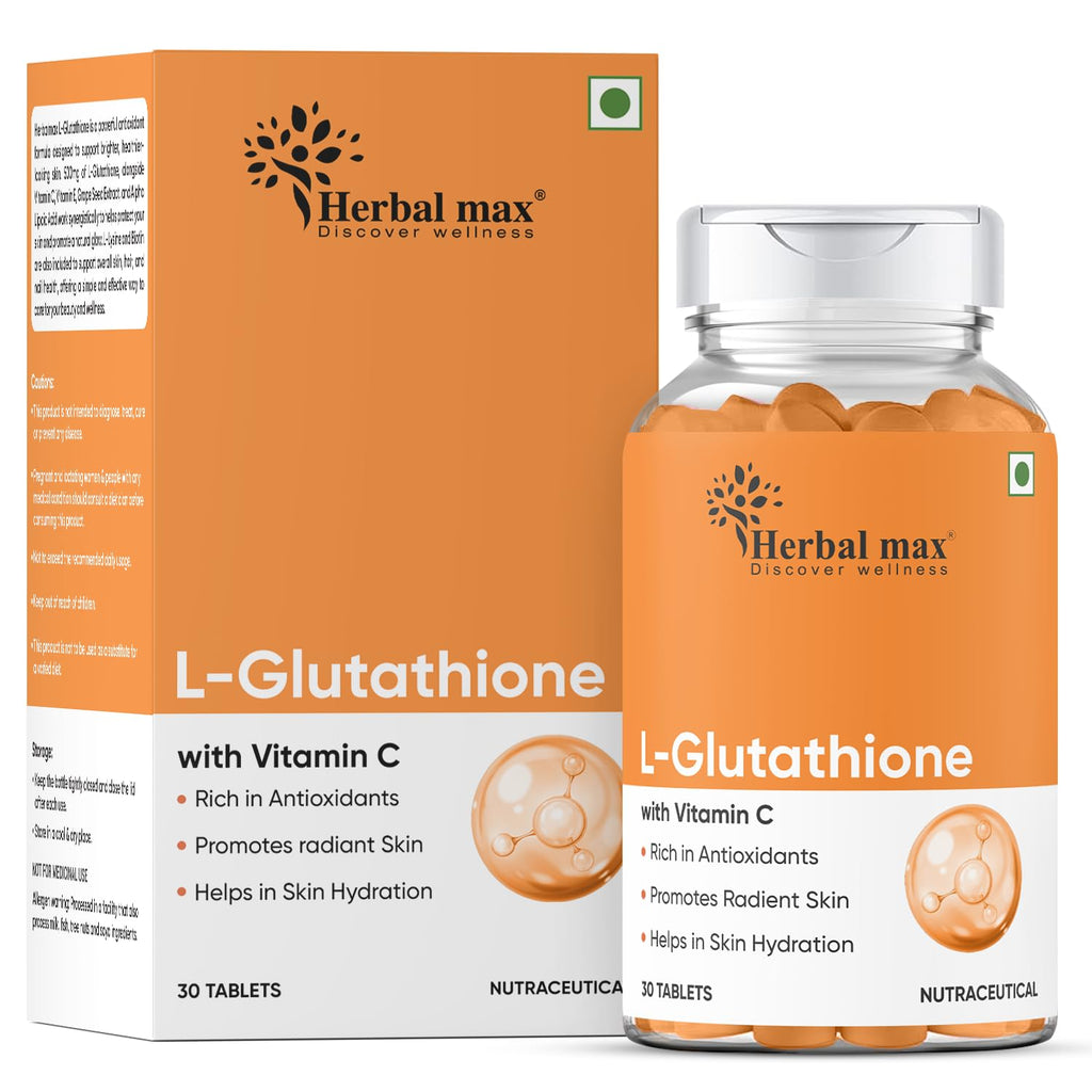 herbalmax glutathione Herbal Max L-Glutathione with Vitamin C Tablets 30 IV folic acid supplement