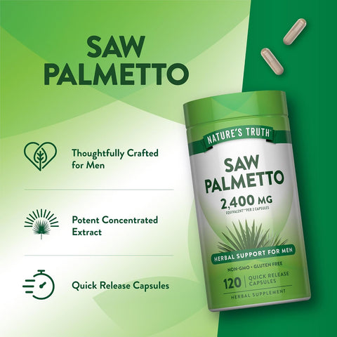 NT SAW PALMETTO HERBAL COMPLX 120CAP