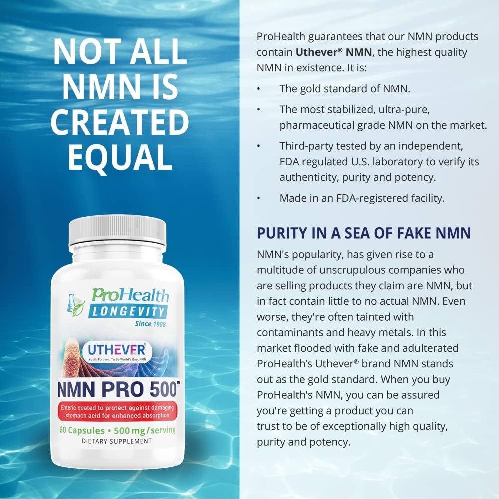 ProHealth Longevity NMN Pro 500 Enhanced Absorption