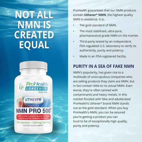 ProHealth Longevity NMN Pro 500 Enhanced Absorption