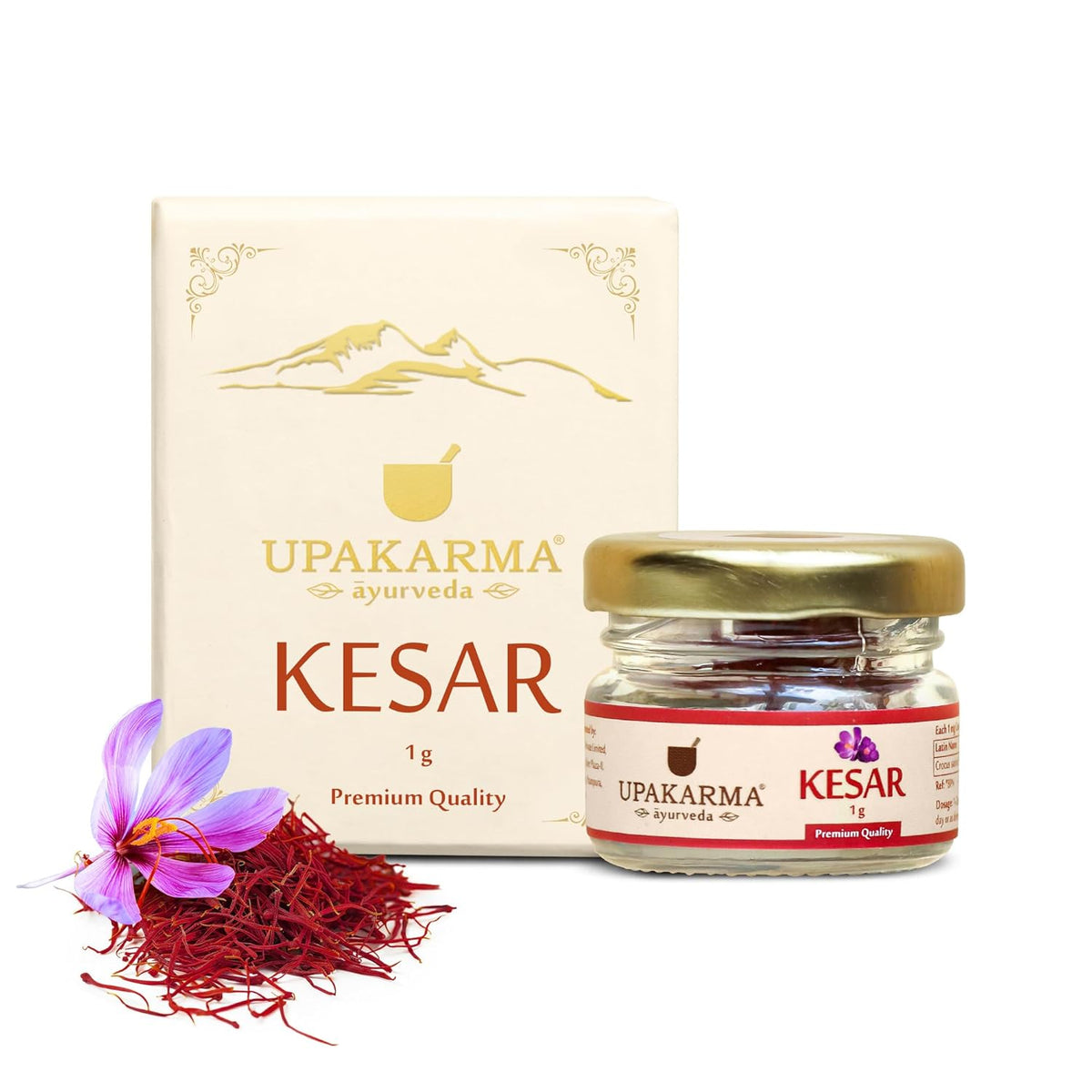 Upakarma Kashmiri Kesar (Saffron) - Original 1 Gram