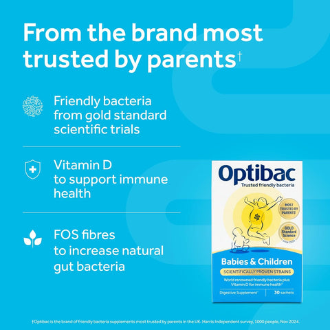 OptiBac Probiotics For Babies & Children Cap 30's