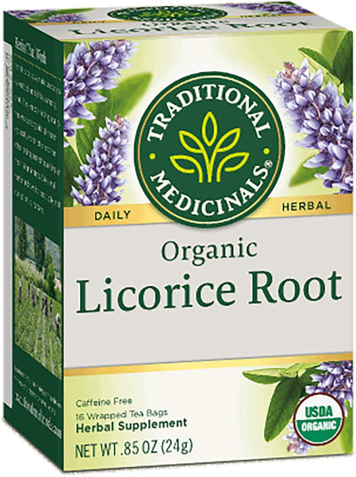 Traditional Medicinals Tea Licorice Root Herbal, 16
