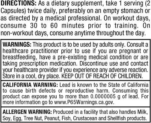 Allmax Nutrition L-Carnitine Tartrate 120Cap