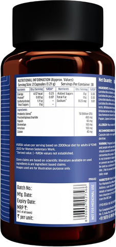 HK Vitals Gut Health & Probiotics - 60 Capsules