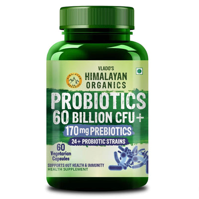 Himalayan Organics Probiotics 60 Billion CFU Mens 60 Caps