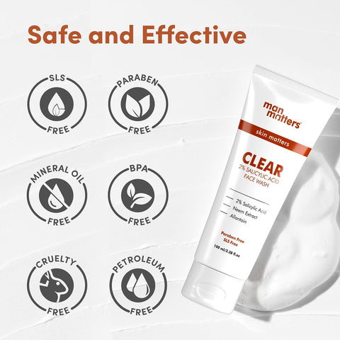 Man Matters Clear 2% Salicylic Acid Face