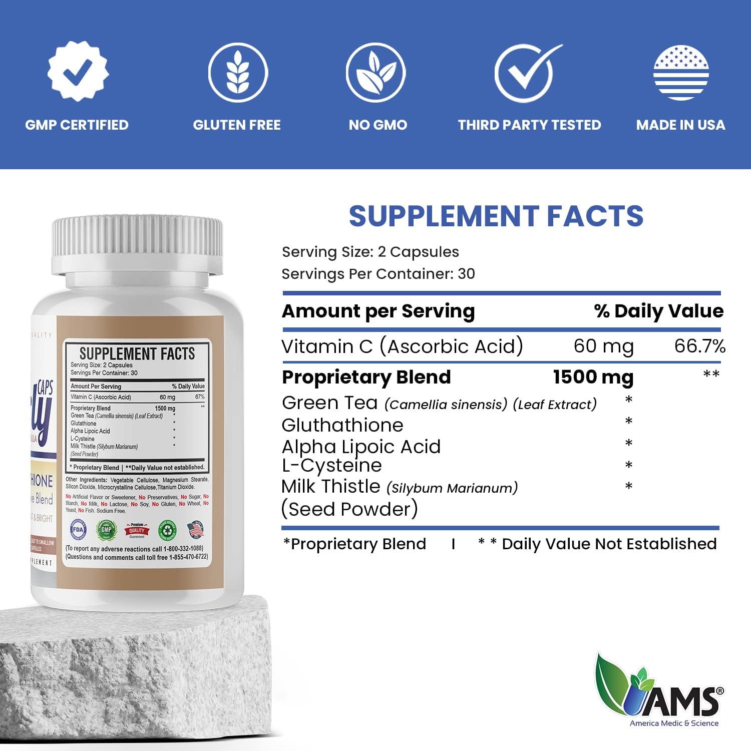 ams pearly glutathione side effects 1500Mg Cap 60S كريم يعالج البقع الداكنة العميقة Volume:30 ML when should you inject
