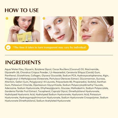 Equalberry Collagen Glow Up Hydrogel Mask 30G | 4Sheets