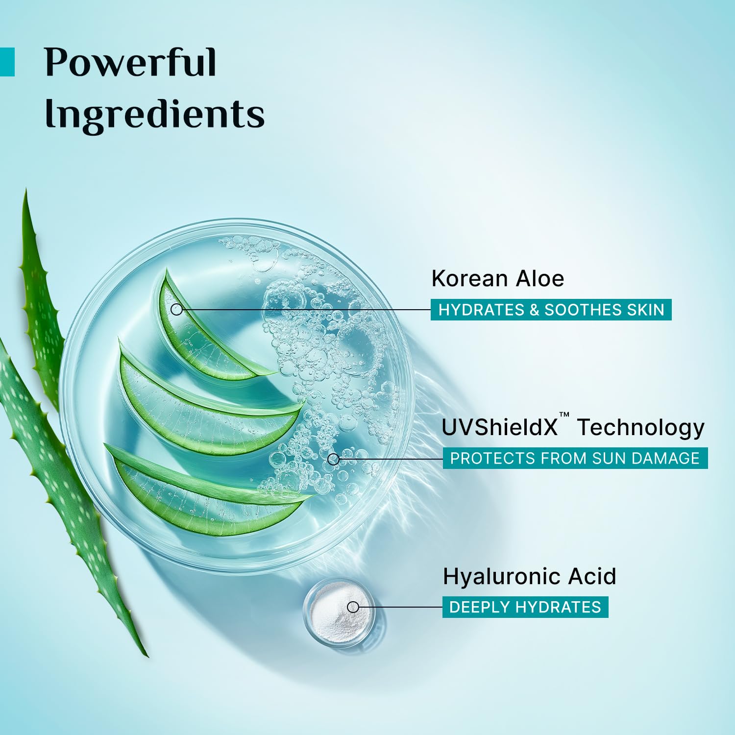 Pilgrim Korean Aloe Cooling Fluid Sunscreen Spf 50 ML