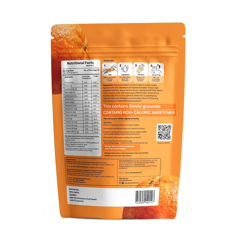 What's Up Daily Electrolytes Powder - Zesty Orange, Zero Sugar, 15 Sachets