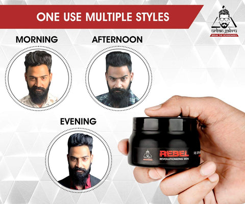 Urban Gabru Rebel Hair Styling Clay Wax for Men 85 gm
