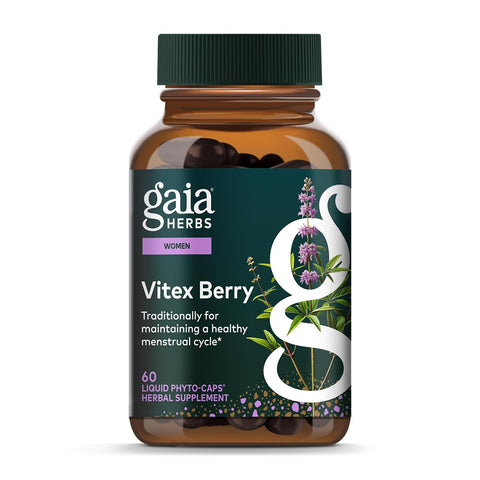 Gaia Herbs Vitex Berry Womens Health Support 60 Caps