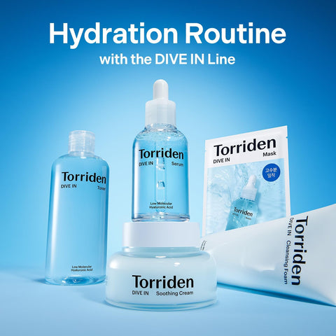 Torriden Dive In Low Molecular Hyaluronic Acid Mask Pack 27Mlx10