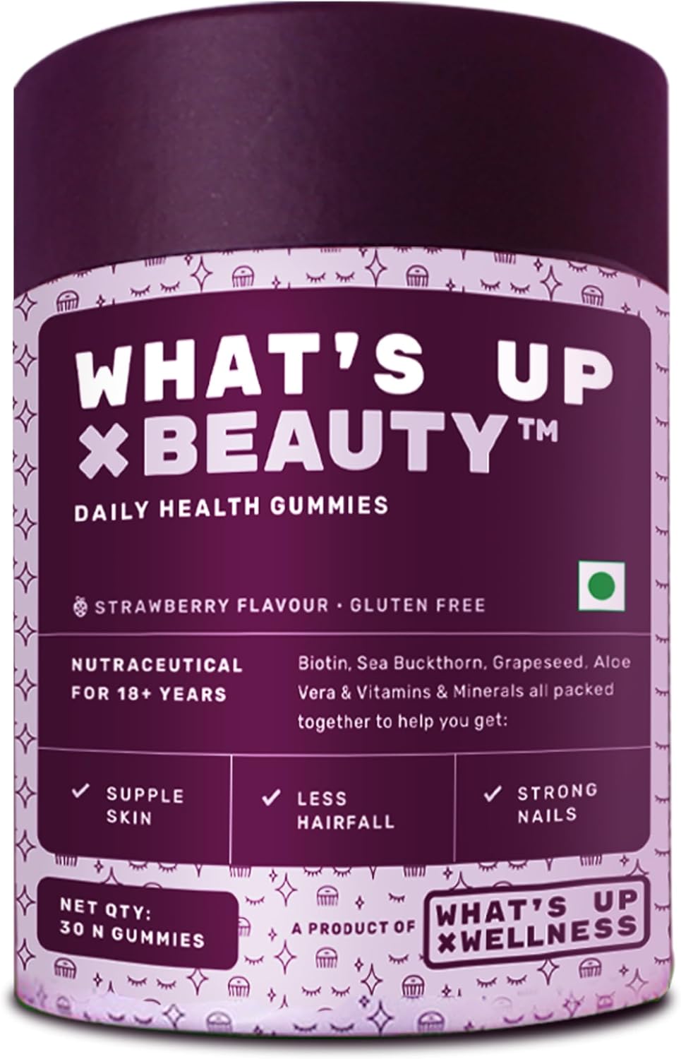 What's Up Wellness Beauty 30 Gummies