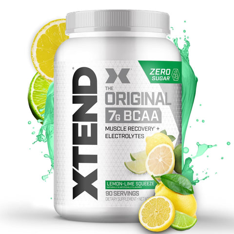 مسحوق XTEND BCAA الأصلي بنكهة الليمون والليمون الحامض 90 قرصًا