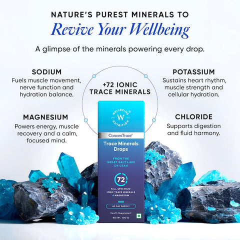 Wellbeing Nutrition Trace Minerals Drops 100 ml (40 Days Supply)
