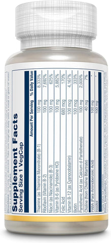 Solaray B-Complex 100 V-Cap 50's