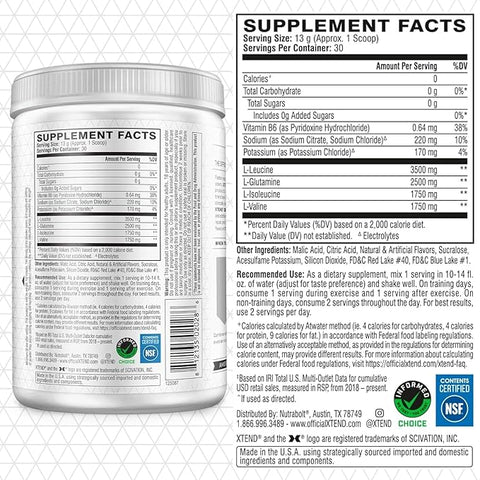 XTEND Original BCAA Powder Fruit Punch 30s