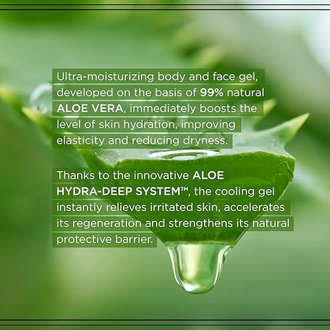 Ev 99% Nat Aloe Vera Tea Tree Oil Body & Face Gel 250Ml