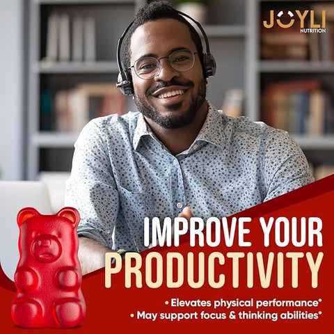 Joyli Nutrition Ashwagandha Gummies for Women & Men 60