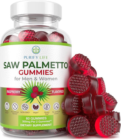 Purify Life Vegan Saw Palmetto Gummies 60 for Women & Men