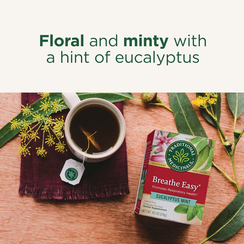Traditional Medicinals Tea Breathe Easy, 16 Ct
