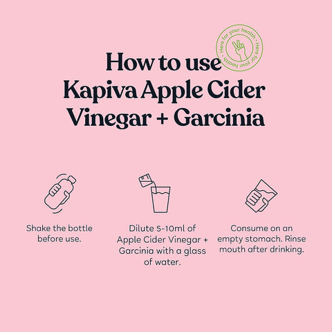 Kapiva Apple Cider Vinegar + Garcinia 500 ml