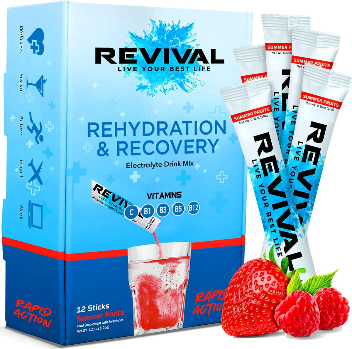 REVIVAL SUMMER FRUITS 12's Serving Pack