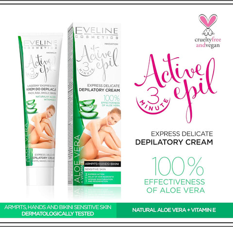 Ev Active Epil Depilatory Cream - Sensitve Skin 125ml