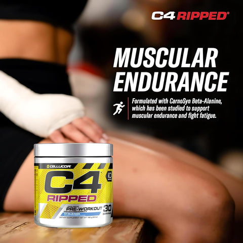 CELL C4 Icy Blue Razz Pre-Workout Powder - 30 Servings – image 4