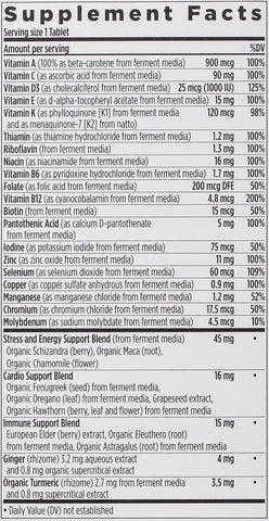 New Chapter Every man's one daily MULTIVITAMINS with Nutrients 72 Vegetarian Tabs (Orange)