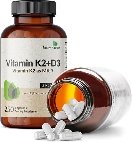 Futurebiotics Vitamin K2 (Mk7) 90Mcg With Vitamin D3 5000 Iu Tablets 120