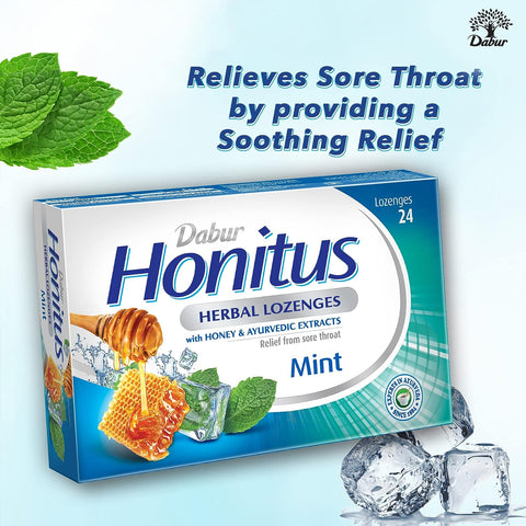 Dabur Honitus Herbal Lozenges Mint 24