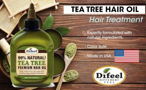 Difeel Premium Natural Hair Oil Tea Tree 75ml