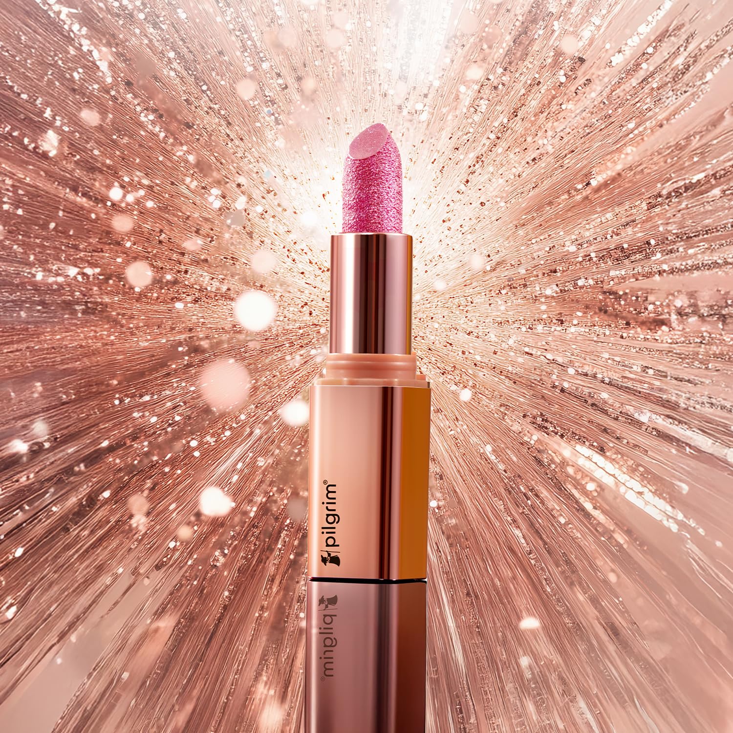 Pilgrim Glitter Lipstick Dubai Gold 4.2 gm
