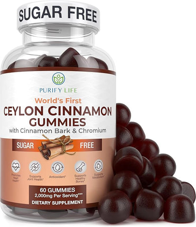 Purify Life Sugar-Free world's first Ceylon Cinnamon Gummies 60