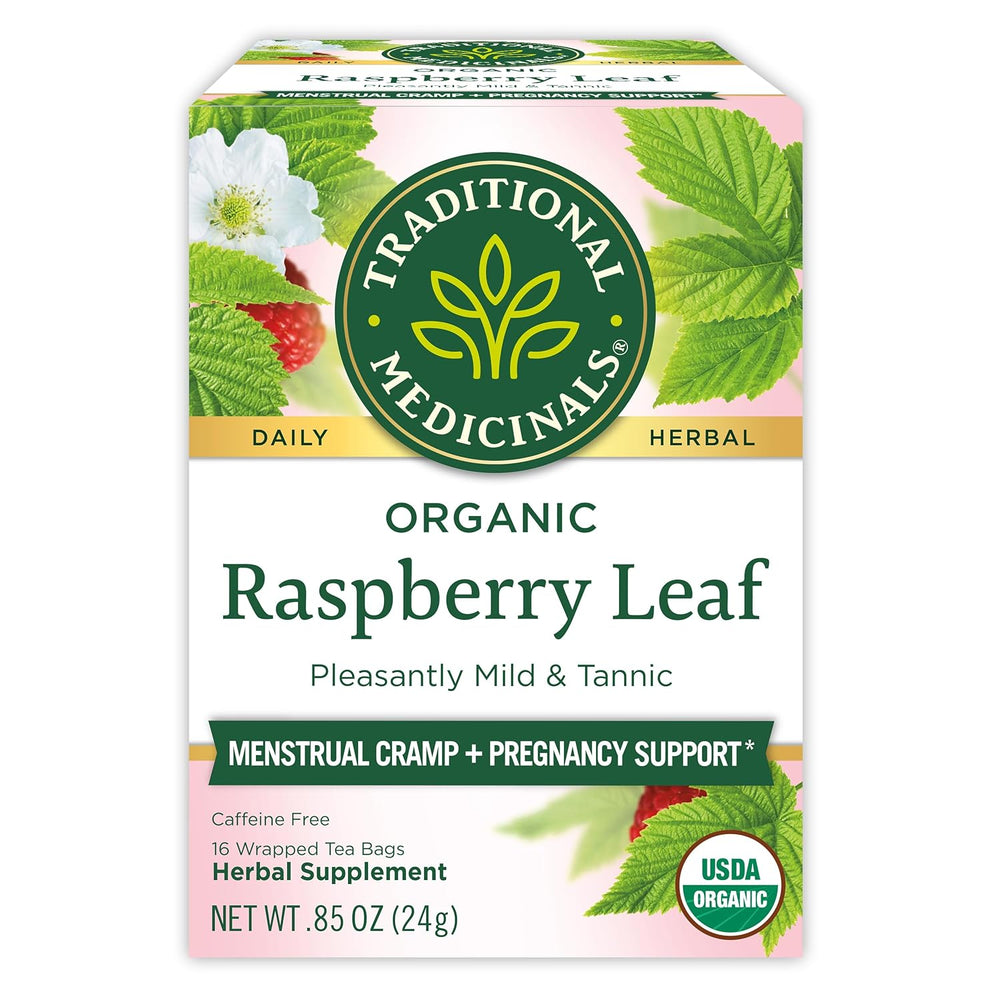 Traditional Medicinal Raspberry Leaf, 16 Teabags