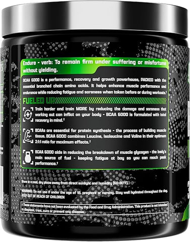 Nutrex Research, Bcaa 6000 30serv Green Apple 231G