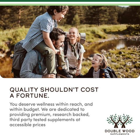 Doublewood Nad+ Supplement 500Mg 60 Capsules