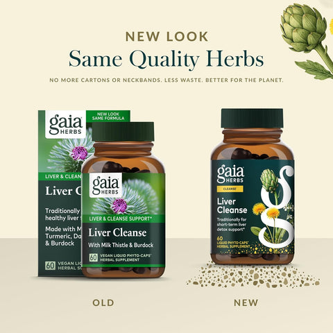 GAIA HERBS LIVER CLEANSE CAPS 60'S