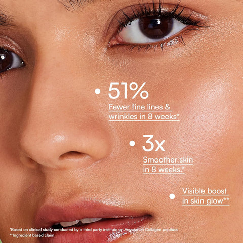 HK Vitals Veg Collagen Supplement Powder (Orange, 200G) | Collagen Peptides With Vitamin C, E | For Healthy Skin, Hair & Nails