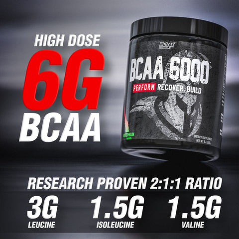 Nutrex Research, BCAA 6000، البطيخ، 8.2 أونصة (225 جم)