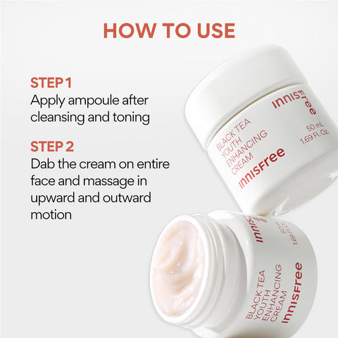 Innisfree Black Tea Enhancing Cream 50Ml
