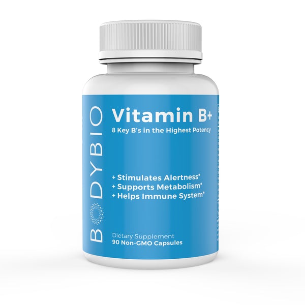 Bodybio Vitamin B+ 90 Caps