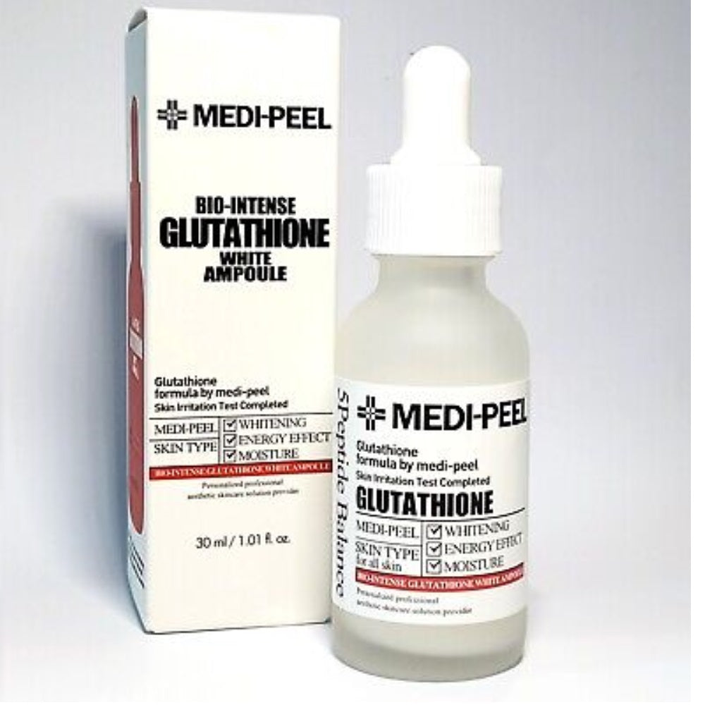 biointense glutathione white ampoule Whitening Gluthione Serum - Medi Peel Bio-Intense Gluthione 600 Ampoule Niacinamide and other radiance MEDIPEEL Bio Intense Glutathione White