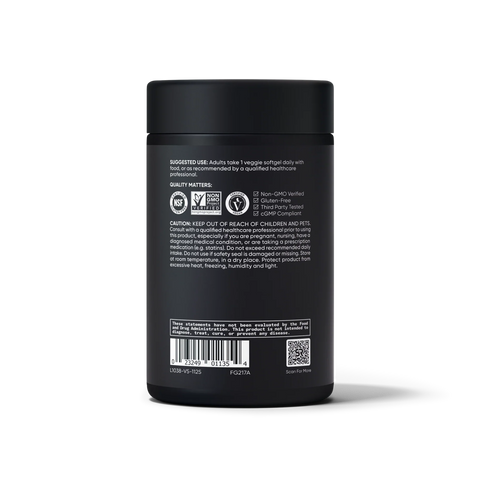 Sports Research CoQ10 100mg Enhanced with Coconut Oil & Bioperine Vegan Certified and Non-GMO Verified 120 Veggie Softgels for Better
