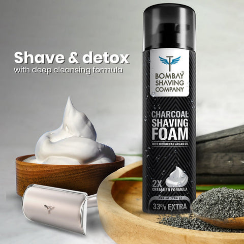 Bombay Shaving Company Charcoal Shaving Foam 264g